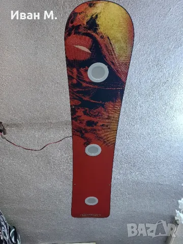 Ръчно изработена лампа Сноуборд, снимка 5 - Декорация за дома - 49060689