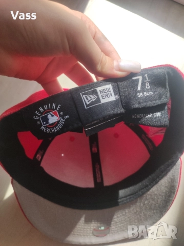 La red fitted cap NBA 59fifty , снимка 4 - Шапки - 51950648