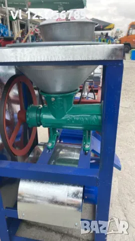 Алуминиева месомелачка №32+стойка с плот и фуния на колела +мотор 2,2 kW, снимка 9 - Месомелачки - 49736690