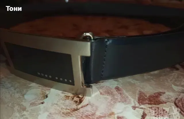 HUGO BOSS ОРИГИНАЛ Нов Мъжки Колан Изцяло от Естествена Кожа 110см. , снимка 2 - Колани - 49564176