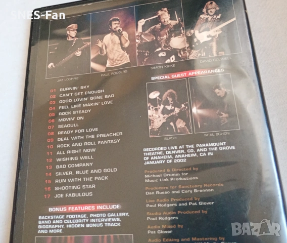 Bad Company in Concert, снимка 4 - DVD дискове - 53851044