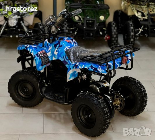 Електрическо АТВ / ATV за деца 800W Mini - синьо, снимка 3 - Мотоциклети и мототехника - 39787085