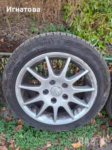 15" гуми с дот 3.2025 195/50/R15 + 15" Алуминиеви джанти за Мерцедес А класа, снимка 2 - Гуми и джанти - 51701811