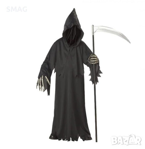 Детски карнавален костюм Жътварят с косата за Хелоуин / Halloween_1124219