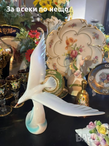 Hollóháza Hungary  Circa 1960 “ Гларусът” Код P1932, снимка 10 - Декорация за дома - 53731490