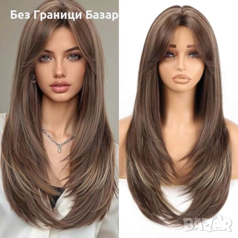 Нова Перука за Парти Ежедневие, Висококачествена коса за жени прическа