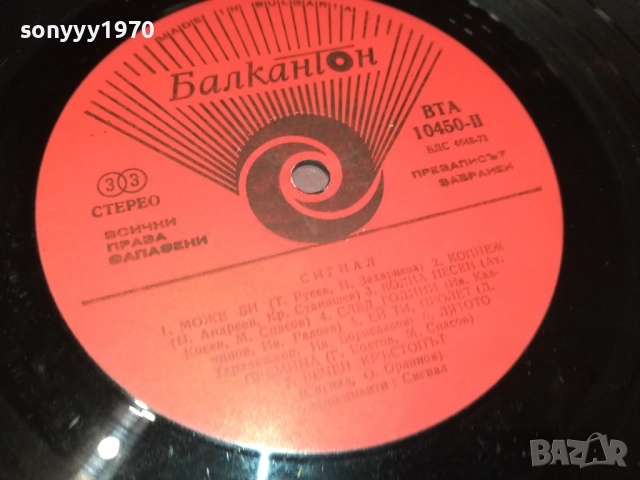 СИГНАЛ 3009251831, снимка 15 - Грамофонни плочи - 51894837