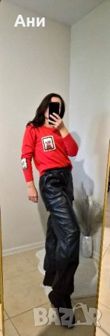 Кожен панталон, снимка 5 - Панталони - 52046499