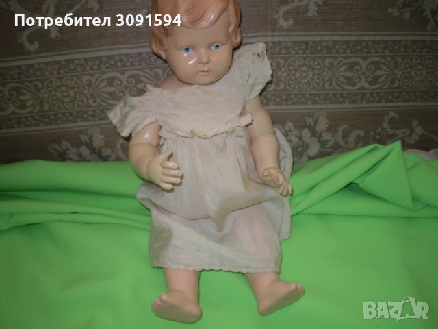 антична немска кукла Минерва, изработена през 30-те години на миналия век от целулоид, снимка 2 - Колекции - 51647092