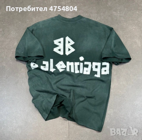 Най-високо качество мъжки тениски Баленсиага, снимка 7 - Тениски - 53709471