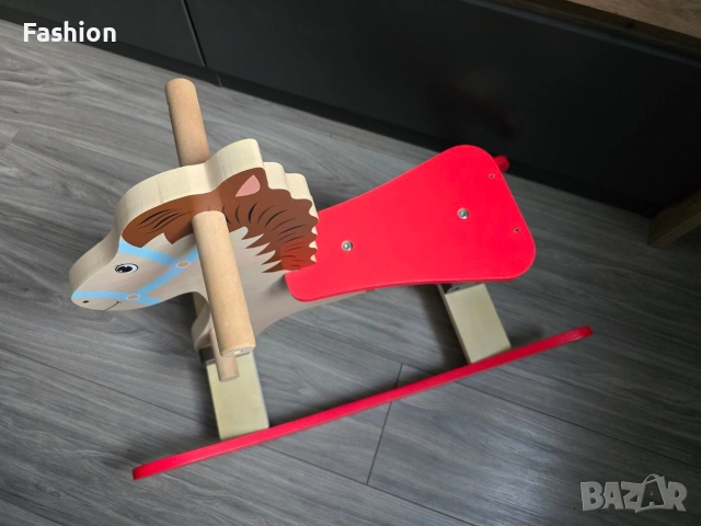 Детско дървено люлеещо се конче, снимка 6 - Музикални играчки - 53069362