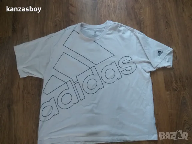 adidas Giant Logo Tee - дамска УГОЛЕМЕНА тениска 2ХЛ КАТО НОВА , снимка 6 - Тениски - 47324938