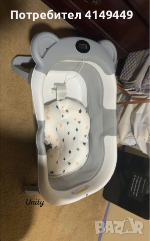 Сгъваема бебешка вана, снимка 3 - За банята - 53451335