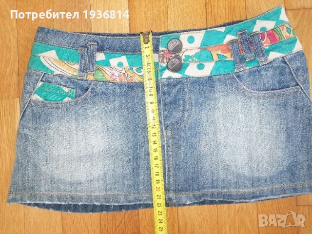 Детска дънкова пола на Desigual , снимка 3 - Детски рокли и поли - 41144446