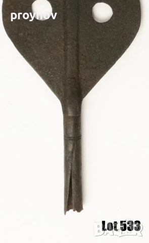 Бойно магическо копие на племето Емпуте Мболе 51 см., снимка 5 - Антикварни и старинни предмети - 52066922