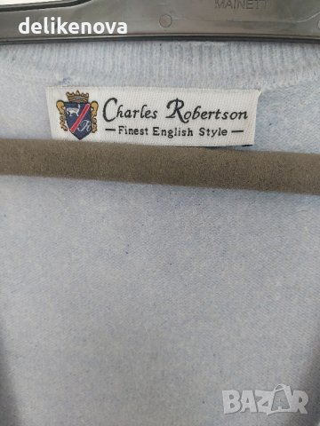 Кашмир Charles Robertson. England. Size L, снимка 2 - Жилетки - 44255397