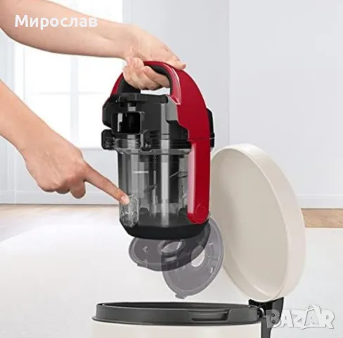 Bosch - Прахосмукачка без торба, Серия 2, 700 W, снимка 7 - Прахосмукачки - 49056277