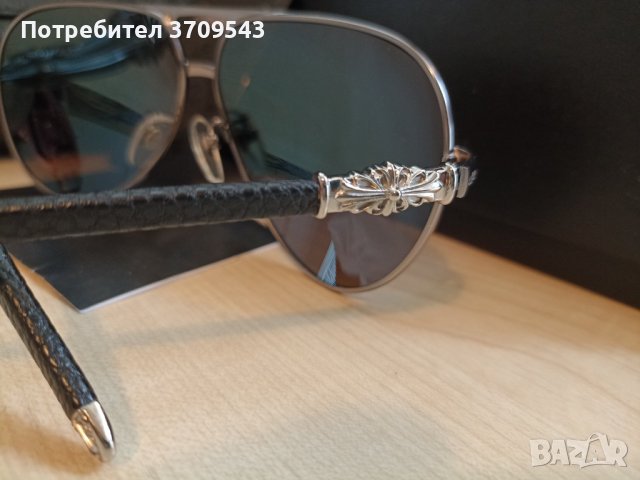 Мъжки оригинални слънчеви очила CHROME HEARTS , снимка 3 - Слънчеви и диоптрични очила - 40445102