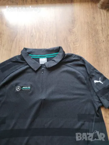 Puma MERCEDES - страхотна мъжка тениска L КАТО НОВА, снимка 4 - Тениски - 49496719