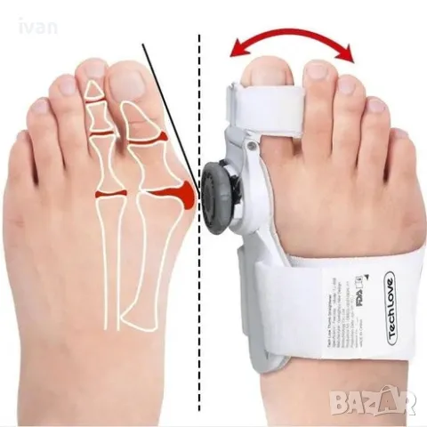 Опора коректор за пръсти, Силикон, Универсален размер, Бял, снимка 4 - Други - 49939798