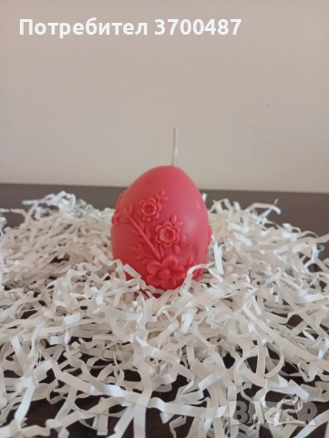 Великденски яйца свещ, снимка 4 - Декорация за дома - 53795703