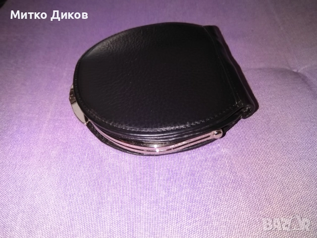 Арт женско портмоне ново 110х104мм естествена кожа, снимка 3 - Портфейли, портмонета - 51666749