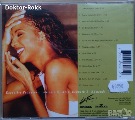 Toni Braxton – Secrets (1996, CD), снимка 2 - CD дискове - 40775849