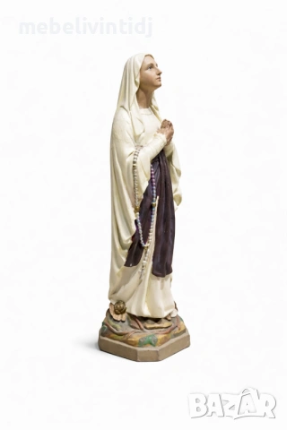 Декоративна религиозна фигура – Дева Мария, снимка 2 - Антикварни и старинни предмети - 53778808