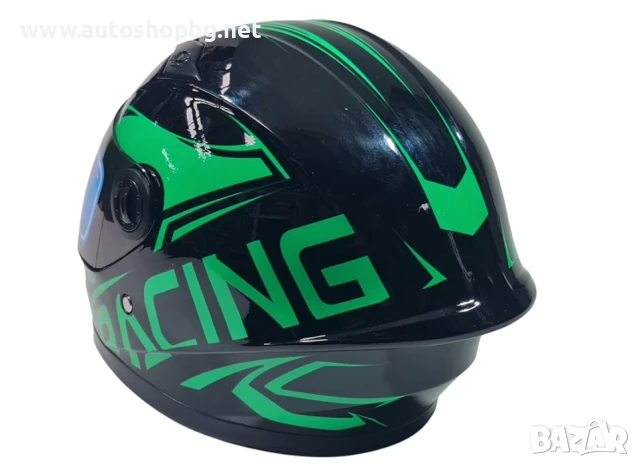 Детска Каска- Черно/зелено, снимка 2 - Аксесоари и консумативи - 49686190