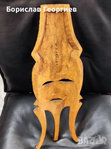 Дървена маска , снимка 5 - Колекции - 49480915