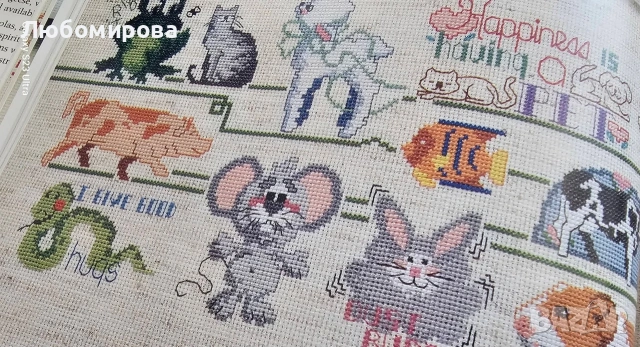 "501 дизайна за кръстат бод" от Сам Хокинс, снимка 4 - Други - 53722951