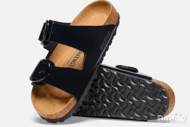 чехли Birkenstock Big Buckle Arizona Nero Donna  номер 39