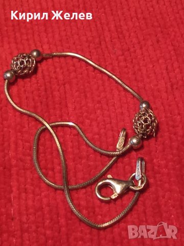 АРТИСТИЧНА СРЕБЪРНА АРТ ГРИВНА СРЕБРО 925 ДИЗАЙНЕРСКО МОДНО БИЖУ 36134, снимка 4 - Гривни - 39670987