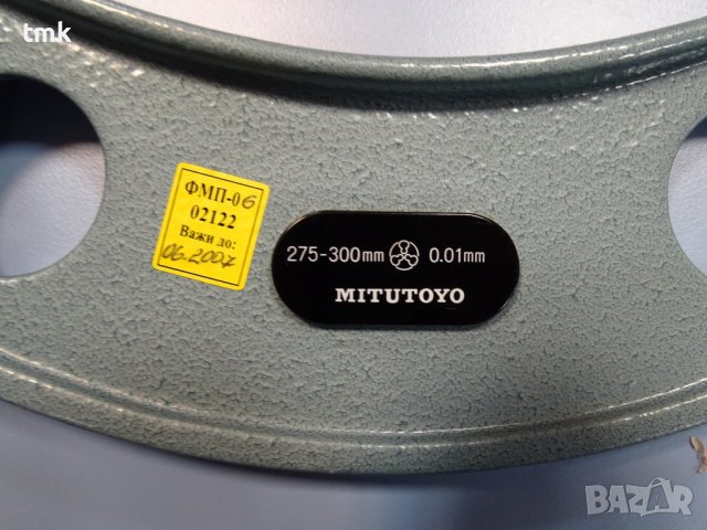 комплект микрометри Mitutoyo 193-904 outside micrometer 0-300mm, снимка 10 - Други машини и части - 38638807