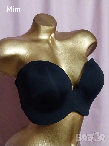 Wanderbra 80 G Черен сутиен без банели , снимка 3 - Бельо - 52881183