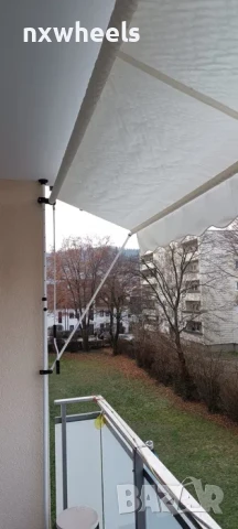 Тента Навес Сенник Бърз Монтаж Без Пробиване Ветроустойчиви, снимка 7 - Други стоки за дома - 50984286