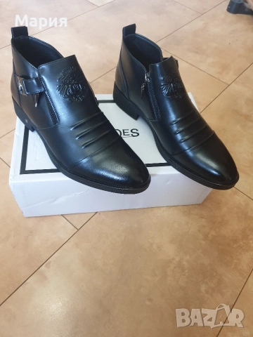 Мъжки кожени боти