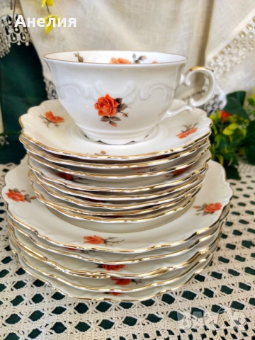 Schuman Bavaria бароков стил, снимка 2 - Чаши - 51459306