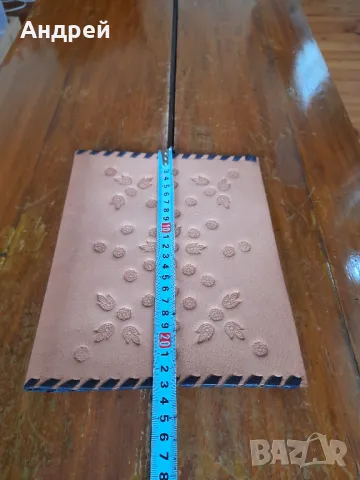 Стара кожена папка #9, снимка 2 - Други ценни предмети - 48407504