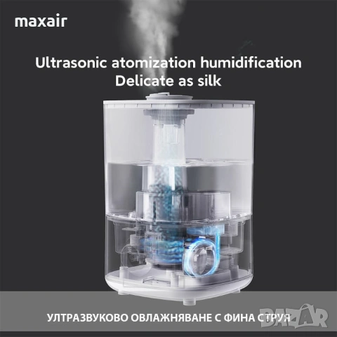 Овлажнител за въздух Xiaomi Lydsto F100*Гаранция 2 години, снимка 4 - Овлажнители и пречистватели за въздух - 53217654