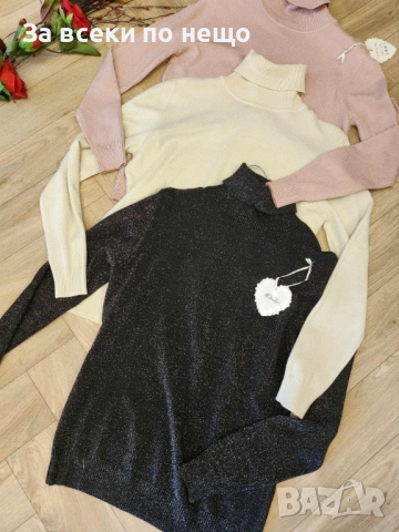 Дамска Блуза С Дълъг Ръкав Тип Поло - Налични Различни Цветове Код I_174, снимка 2 - Блузи с дълъг ръкав и пуловери - 52267827