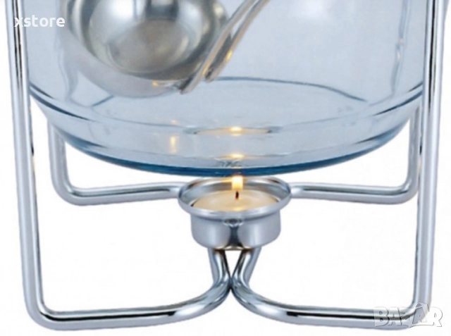 Съд за затопляне Bohmann, 4л., за супа, Стоманен капак, Стъкло, Инокс, снимка 5 - Съдове за готвене - 52697033