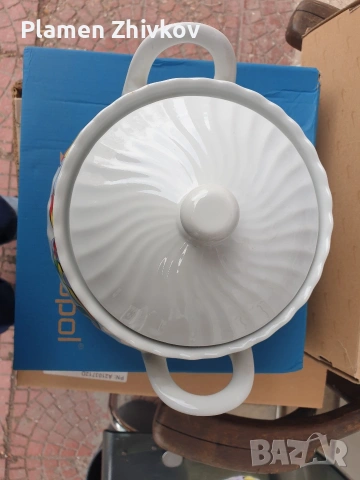 Супник и плато -български декориран порцелан, снимка 5 - Сервизи - 53257750