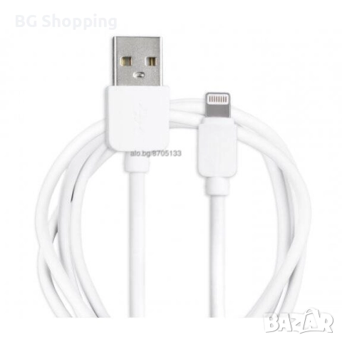 Кабел за iPhone, iPad или iPod USB-C към Lightning, 1 m, Бял