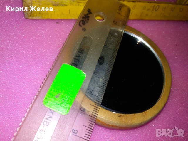 СТАРО ДЪРВЕНО ОГЛЕДАЛЦЕ ДАМСКО За ГРИМИРАНЕ 42825, снимка 6 - Други ценни предмети - 44151014