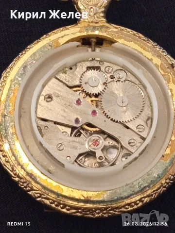 Винтидж стил джобен часовник механичен SAIHO 17 jewels за КОЛЕКЦИОНЕРИ 30123, снимка 6 - Джобни - 55815990