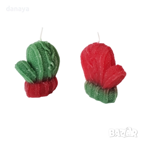 6232 Коледна ароматизирана свещ Ръкавичка, снимка 7 - Декорация за дома - 52121834