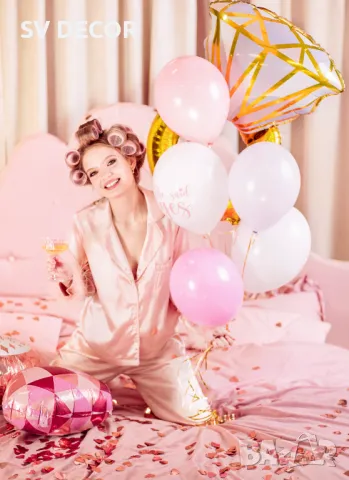 Комплект балони 'Пръстен' за моминско парти, снимка 2 - Декорация - 49786668