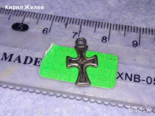 ПОСРЕБРЕНО СТИЛНО АРТ КРЪСТЧЕ от БЛАГОРОДНА НЕРЪЖДАЕМА СТОМАНА 18104, снимка 5 - Колиета, медальони, синджири - 39379314