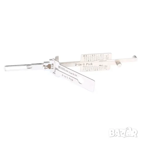 LISHI HU101(10) V.3 шперц декодер 2в1 за Ford, Jaguar, Volvo и други, снимка 2 - Аксесоари и консумативи - 49659076